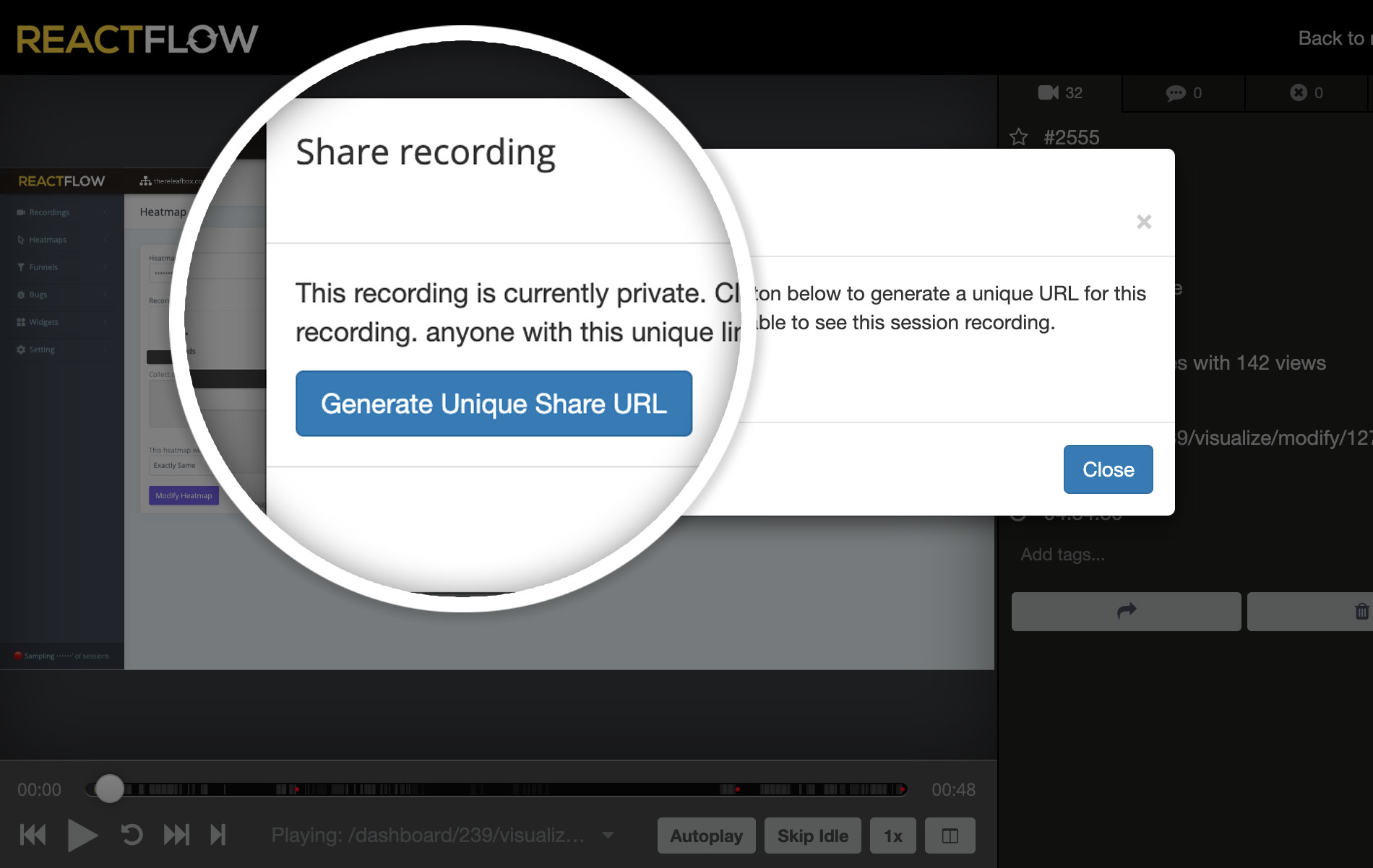Share recordings with anyone